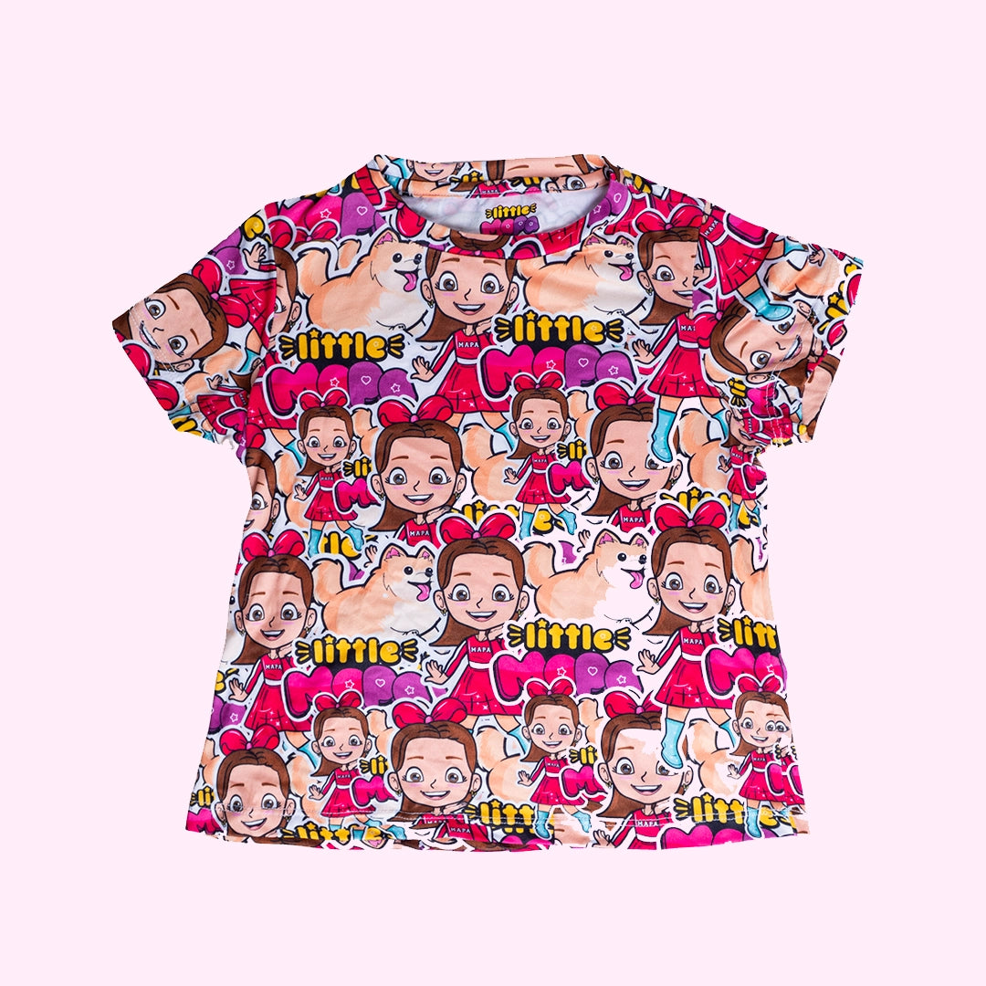 Playera Little Mapa y Lolo (full print)